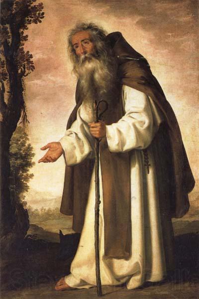 Francisco de Zurbaran St.Anthony Abbot Norge oil painting art